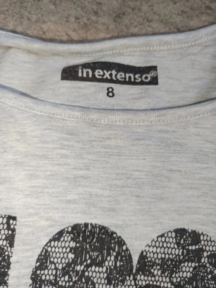 🩷 Tshirt manche longue taille 8 ans in extenso 🌺 - photo numéro 3