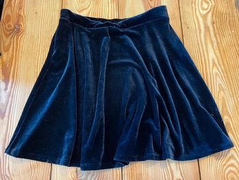 Jupe velours marine taille M
