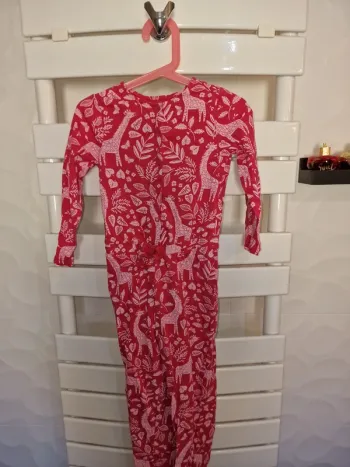 pyjama 1 pièce rouge Du pareil au même