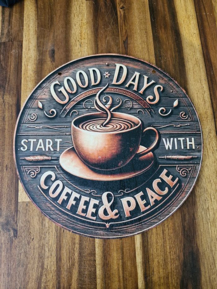 Plaque mural en bois neuve