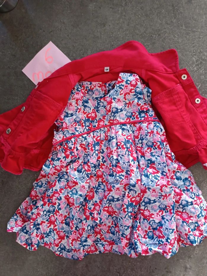 Ensemble robe/veste 6 mois - photo numéro 2