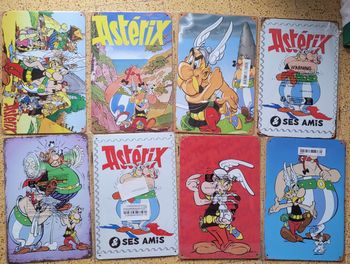 Plaque alu 20cm x 30cm d'Astérix. Au choix parmi plusieurs modèles