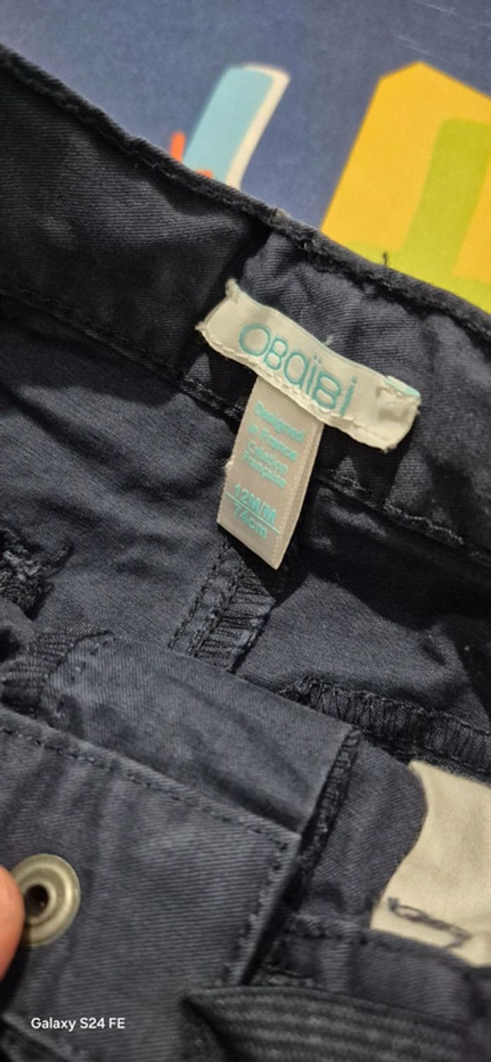 Pantalon chino bébé garçon obaïbi - photo numéro 5
