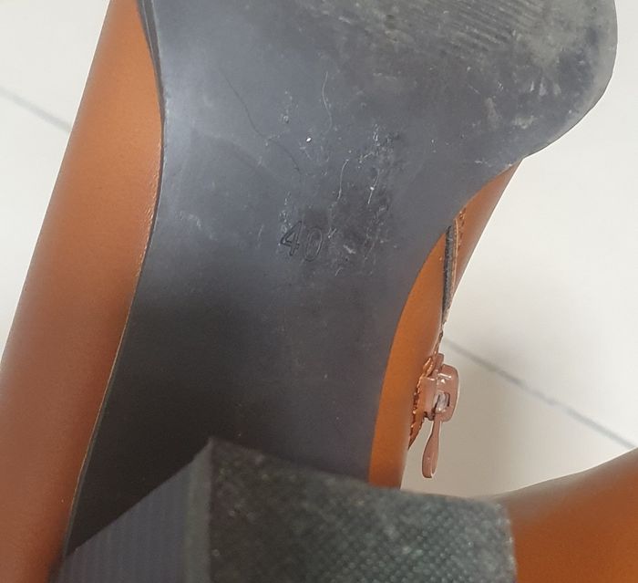 Bottine en cuir camel - photo numéro 7