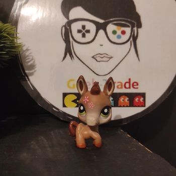 Littlest Petshop Pet Shop LPS Âne Donkey 1944 Édition Special #geektradelpsane