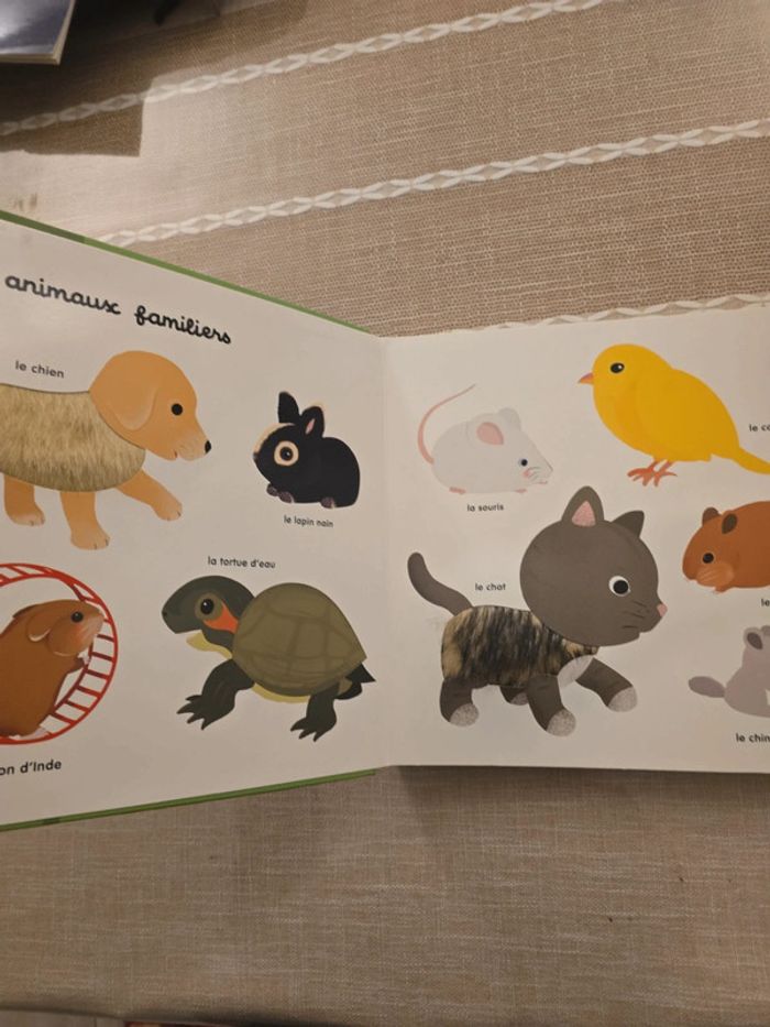 Mon imagier des animaux à toucher, 25 matières 100 animaux, Milan - photo numéro 8