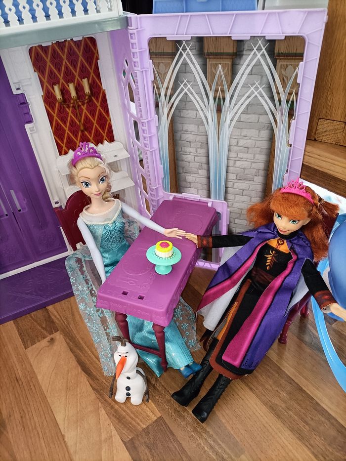 Château Arendelle Reine des Neiges - Elsa +Anna +Olaf +Nok - photo numéro 6