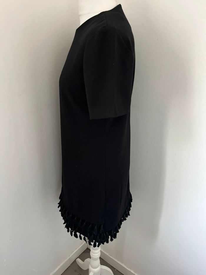 Robe noire bas franges Zara S - photo numéro 4
