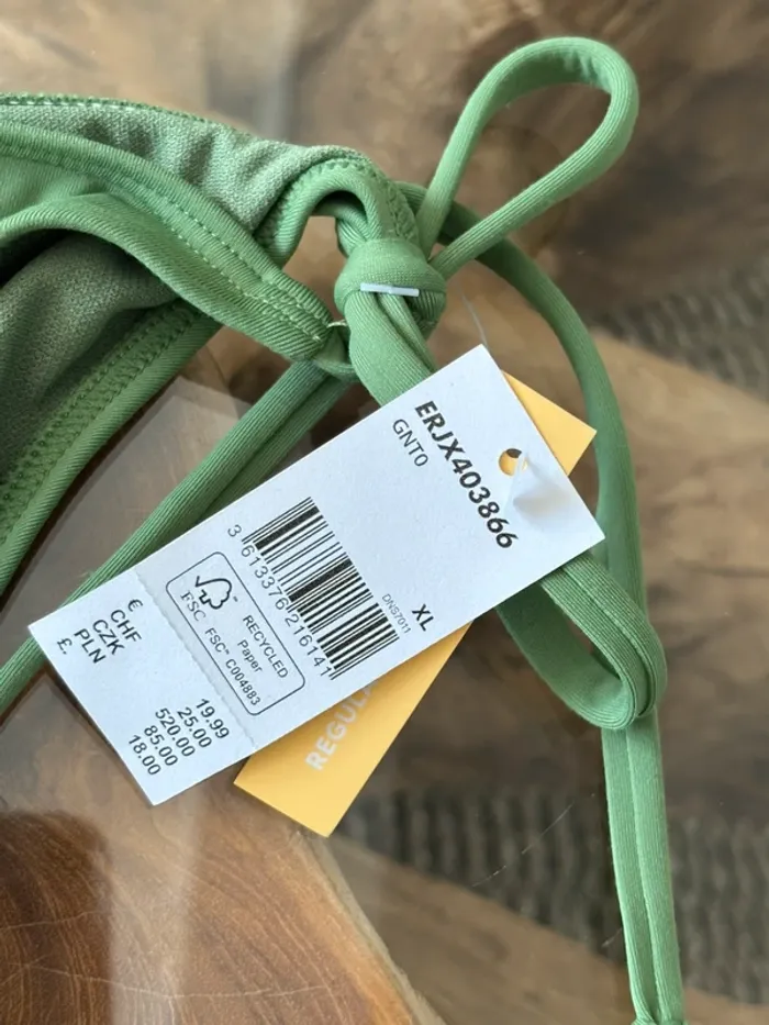 Bas de maillot de bain Roxy vert kaki - photo numéro 6