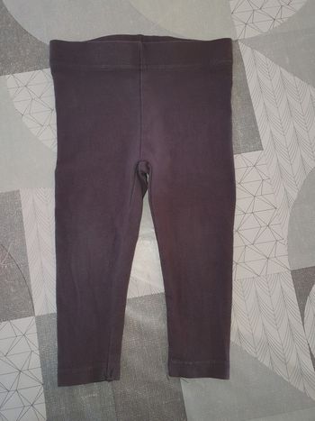 Legging gris anthracite 12mois