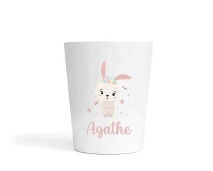 Gobelet motif Pâques personnalisé enfant