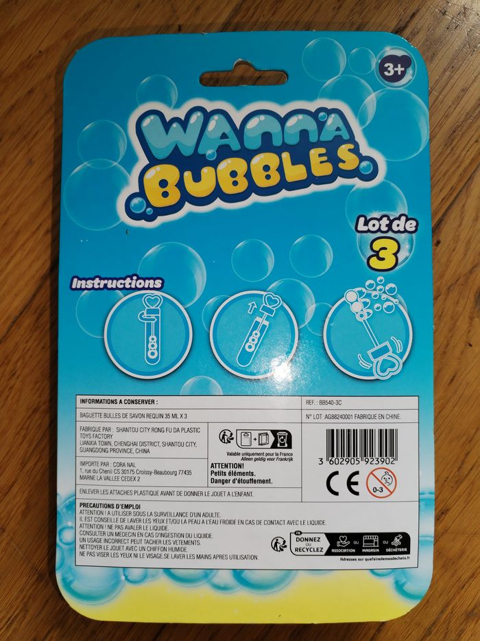 Lot de 3 jeux enfants bulles de savon requin - photo numéro 3