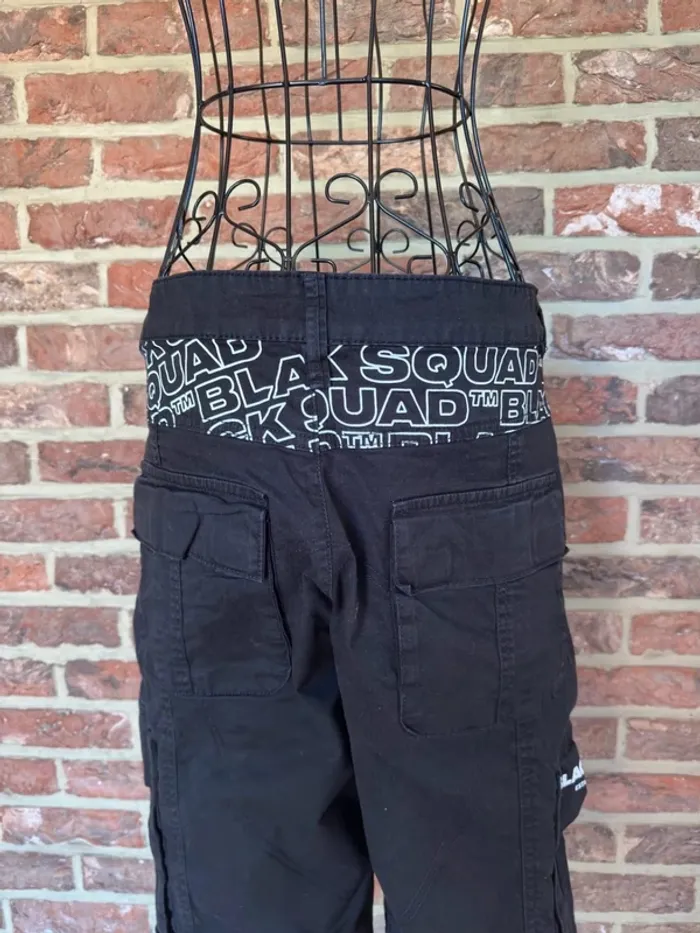 Short noir cargo homme Black Squad Taille S / 36 - photo numéro 8