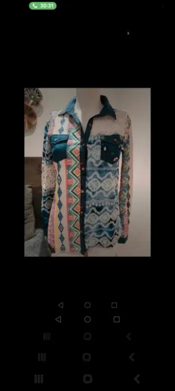 Chemise desigual brodé