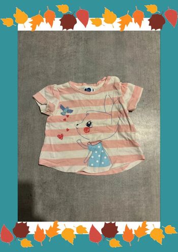 T-shirt mode d’enfants, taille 3 mois