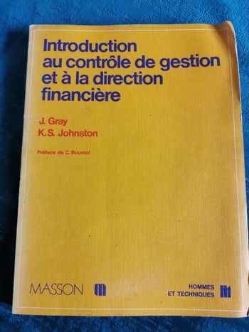 Introduction au contrôle de gestion et à la direction financière