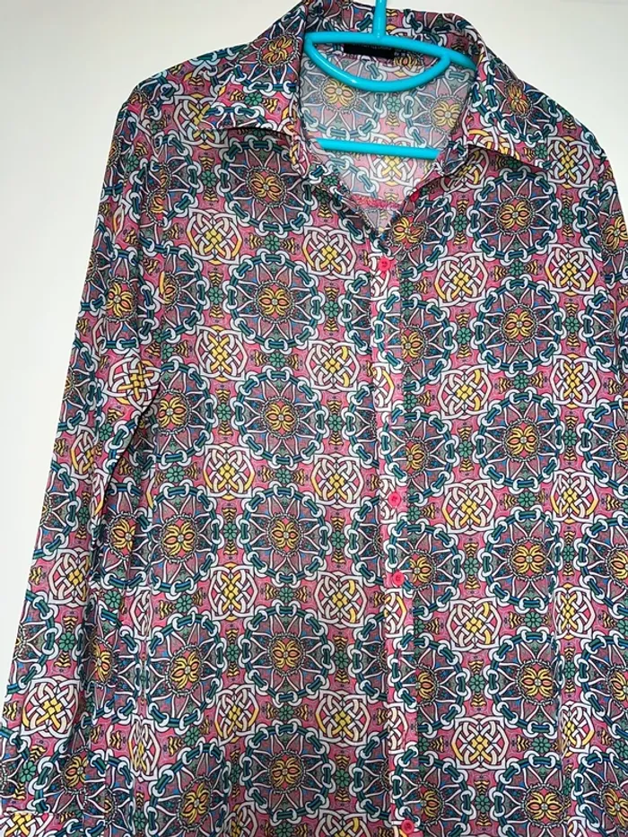 Chemise multicolore PLT T36 💕 - photo numéro 5