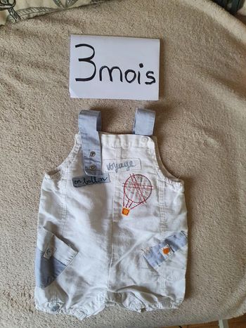 salopettes bebe 3 mois