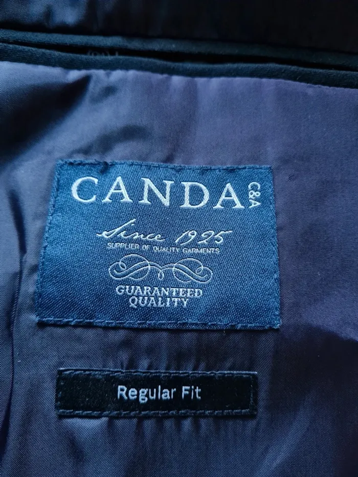 veste costume tailleur noire Canda C&A homme taille 50 - photo numéro 15