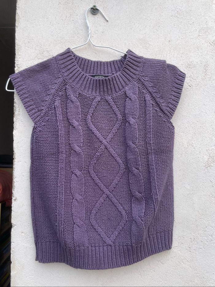 Pull sans manches