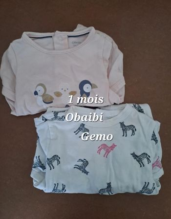 Lot 2 pyjamas dors-bien été coton 