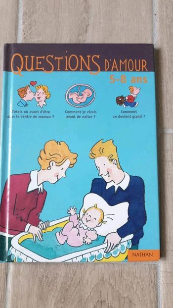 Livre enfant 5/8ans questions d amours