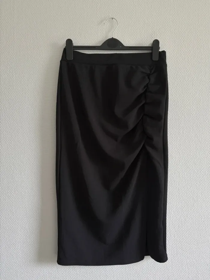 Jupe fendue noir - taille L