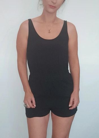 Combishort dos nu noir 36