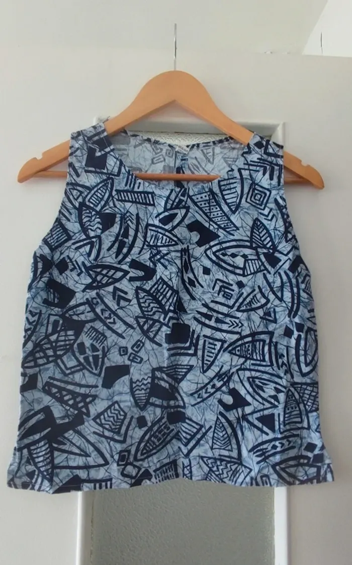 Top à motifs