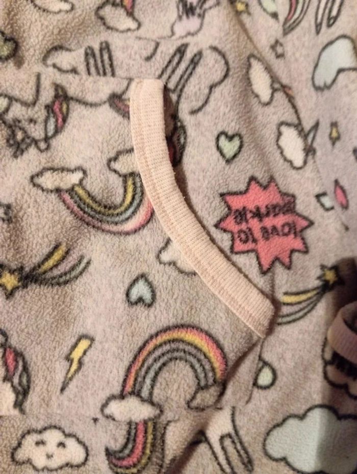 Pyjama 1 pièce gris motif licorne Love to Lounge taille 42/44