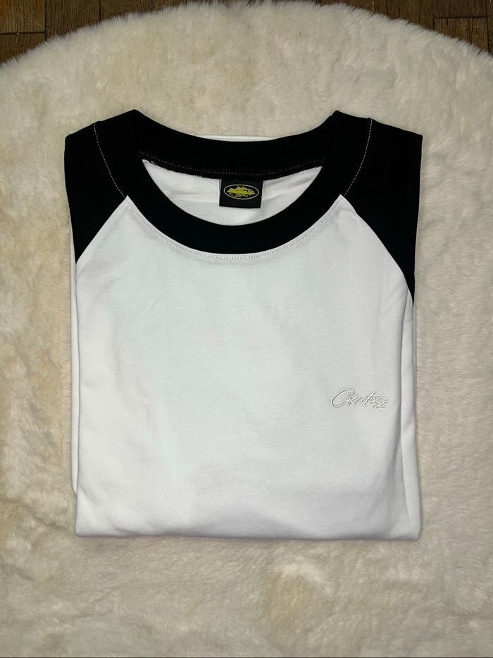 T-shirt manches longues corteiz noir/blanc - neuf avec étiquette taille M - photo numéro 3