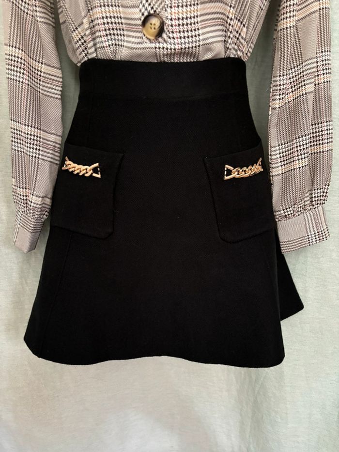 Petit ensemble vintage blouse et jupe S/36 - photo numéro 4