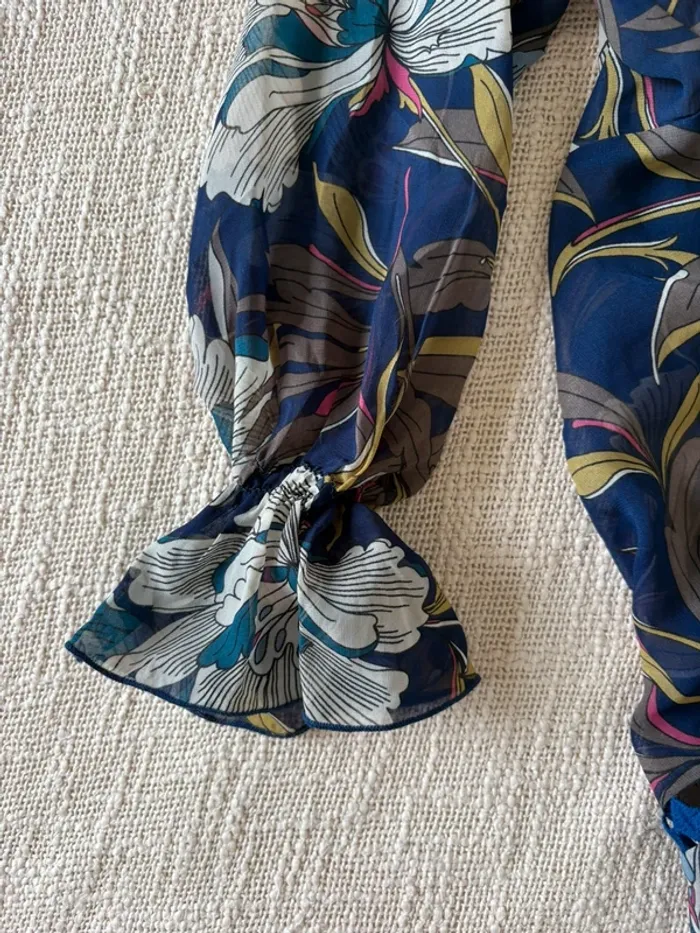 Blouse one step fleuri taille 38 coloré - photo numéro 5