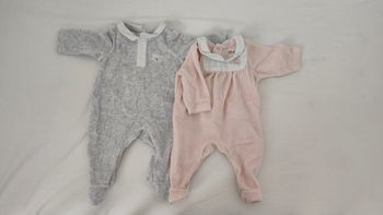 Lot de 2 pyjamas bébé - naissance