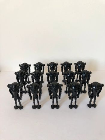 Figurine type lego 15 SuperDroïdes. Star Wars