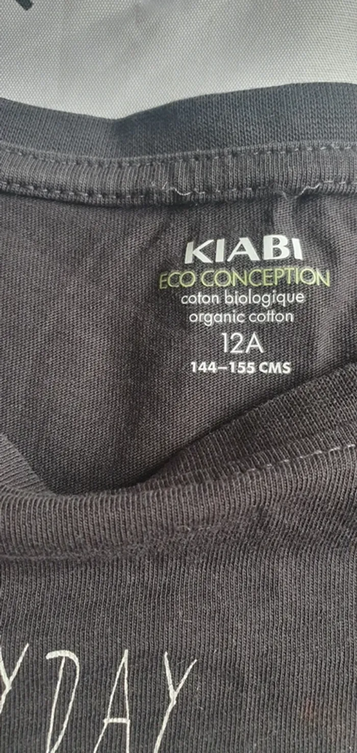 Tee shirt gris kiabi - photo numéro 3