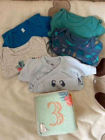 3️⃣ Lot de Bodies : Taille 3
