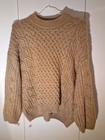 Pull marron femme