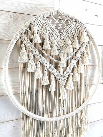 Macramé rond