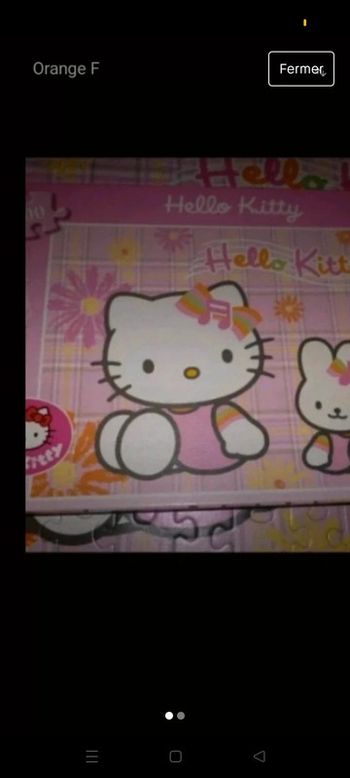 Puzzle hello kitty