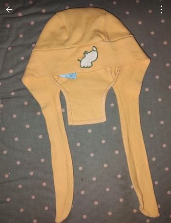 Bonnet king Bear  9-12 mois 100 % coton
