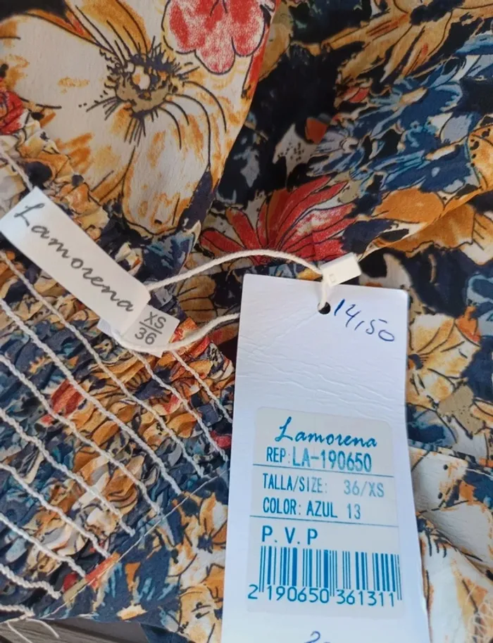 Chemisier fleuri taille XS neuf - photo numéro 7