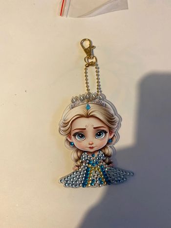 Porte clé reine des neiges double face