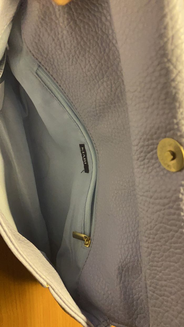Sac mauve Kiabi avec chaine doree - photo numéro 3