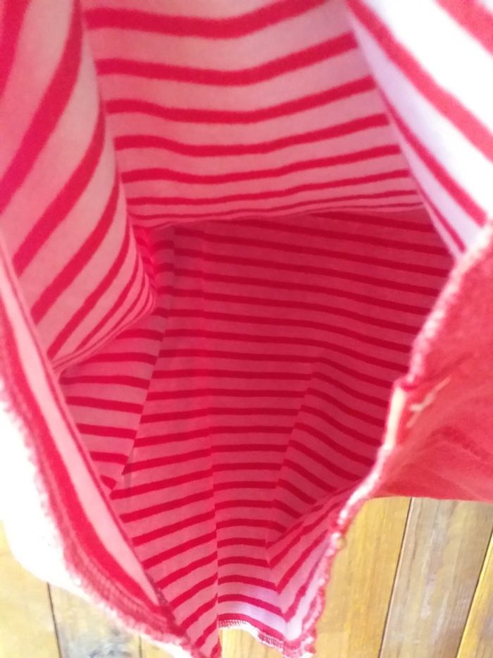 Haut de pyjama rouge - photo numéro 3