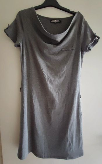 Robe pull gris