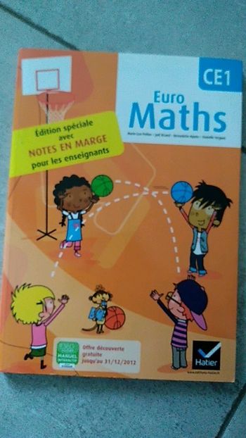 Fichier de mathématiques ce1 Euro maths