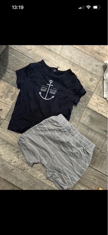 Ensemble t-shirt / short Kiabi 