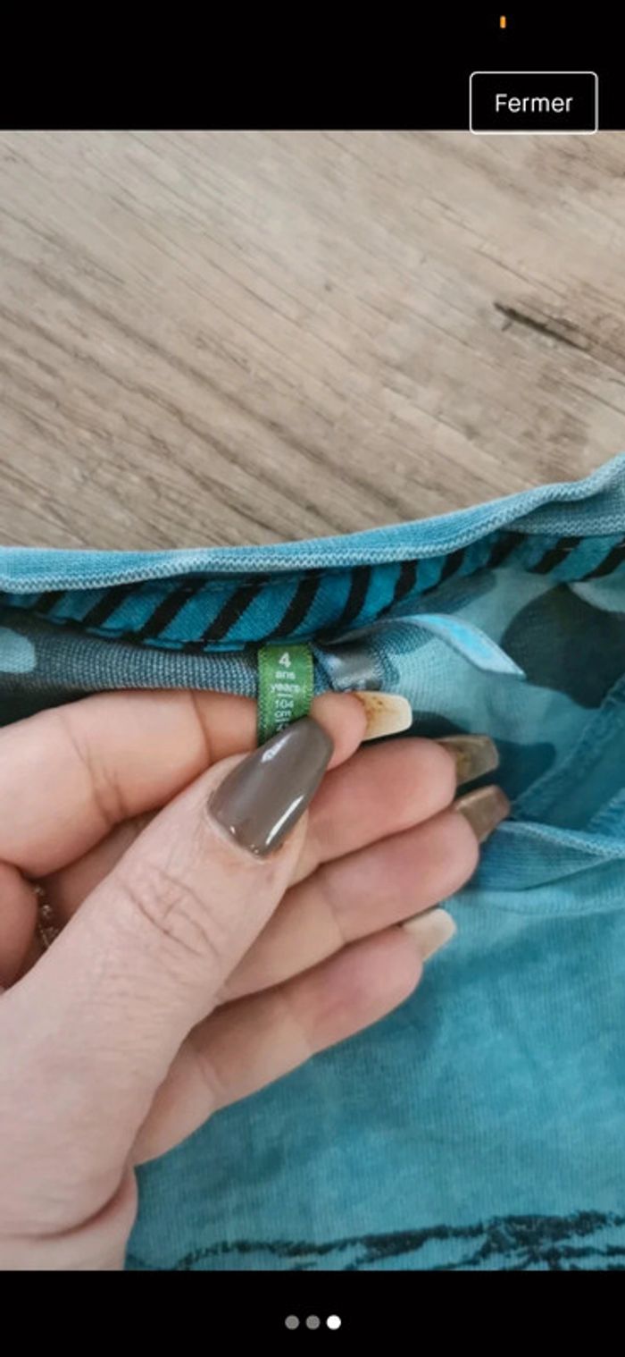 Tee shirt manches longues haut - photo numéro 3