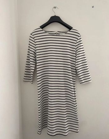 Robe marinière manches mi longues